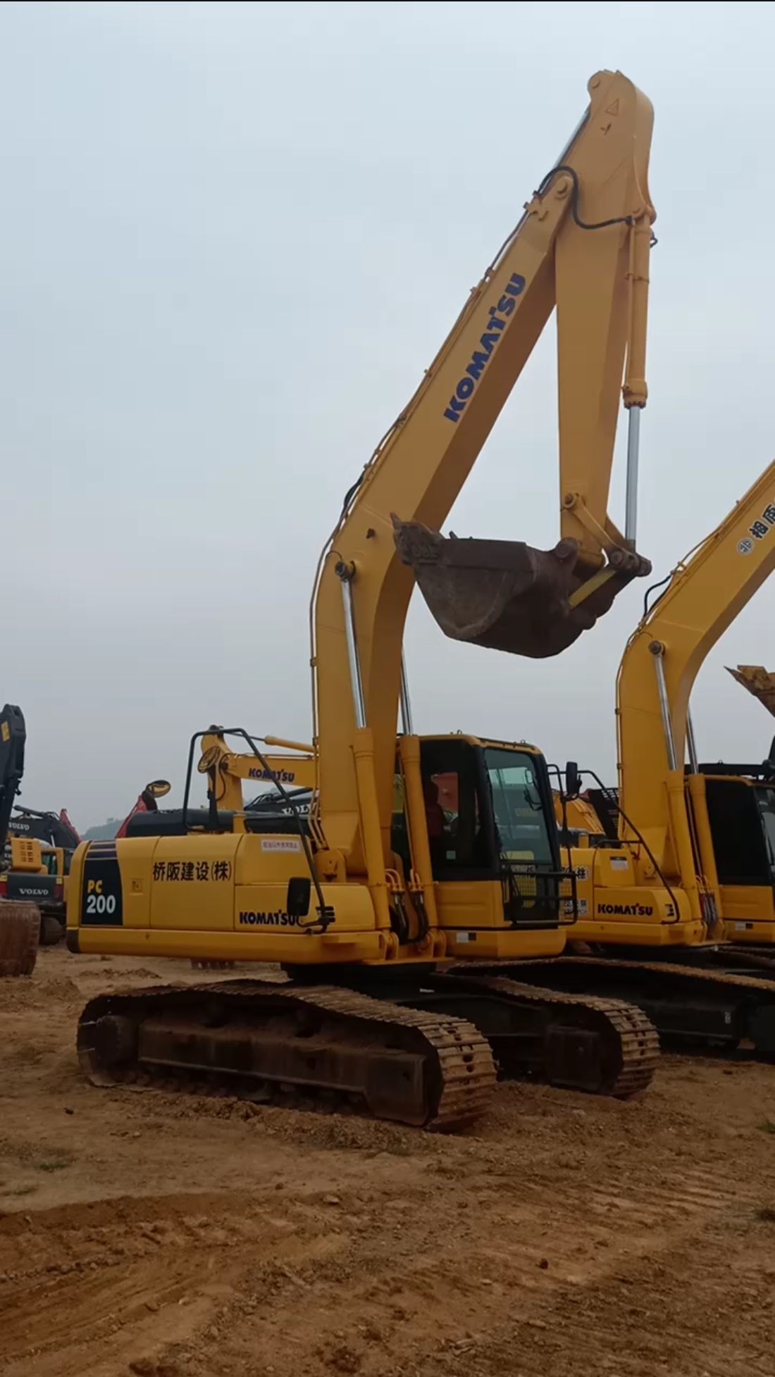 二手挖掘机个人#小松二手挖掘机拍摄现场