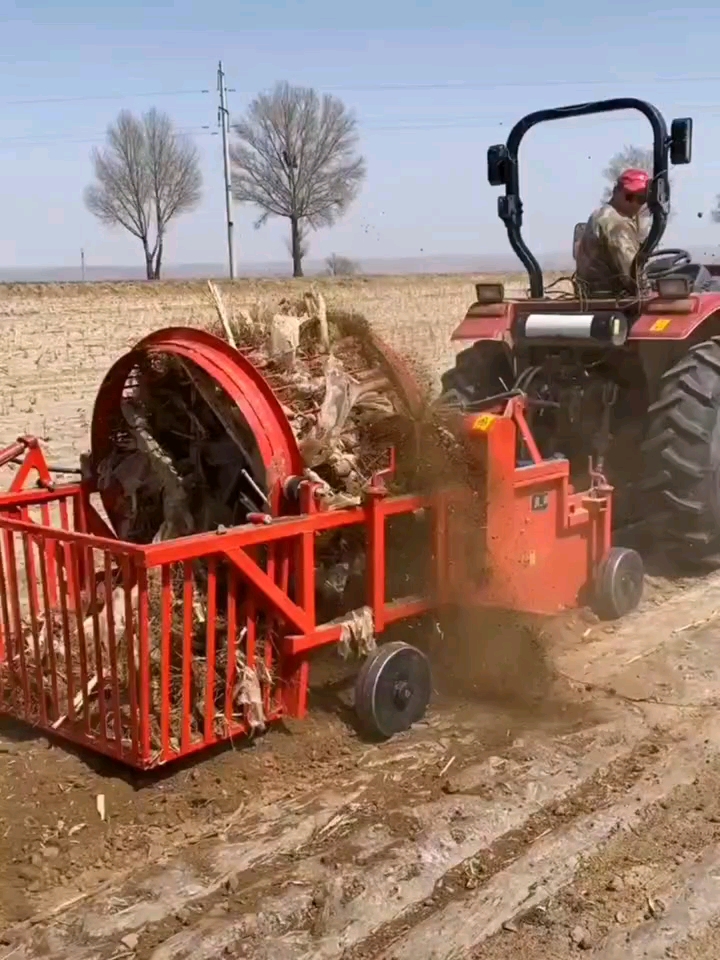 农业多功能残膜回收机废旧膜回收,搂小石块砖块清理杂草等