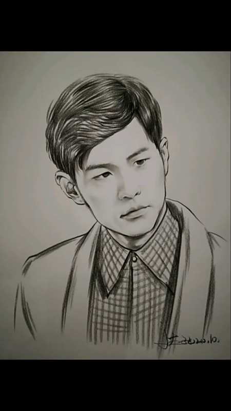 手绘#周杰伦,一代人的偶像