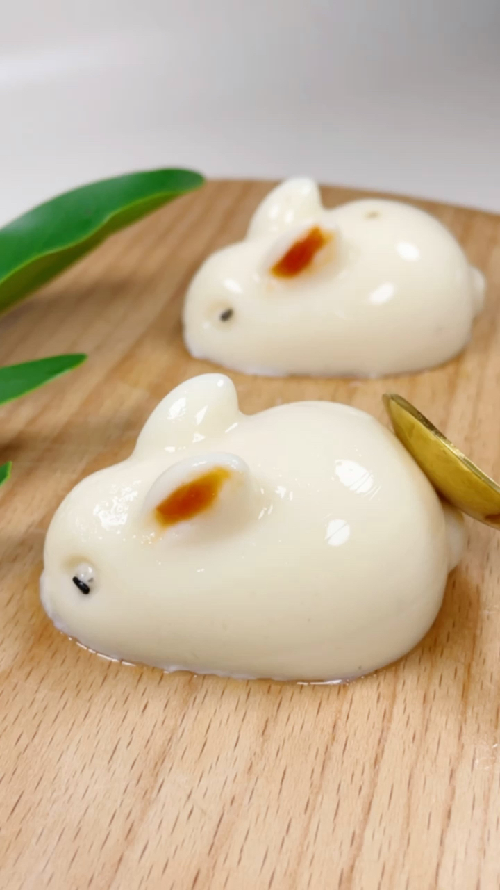 美食#兔子牛奶布丁