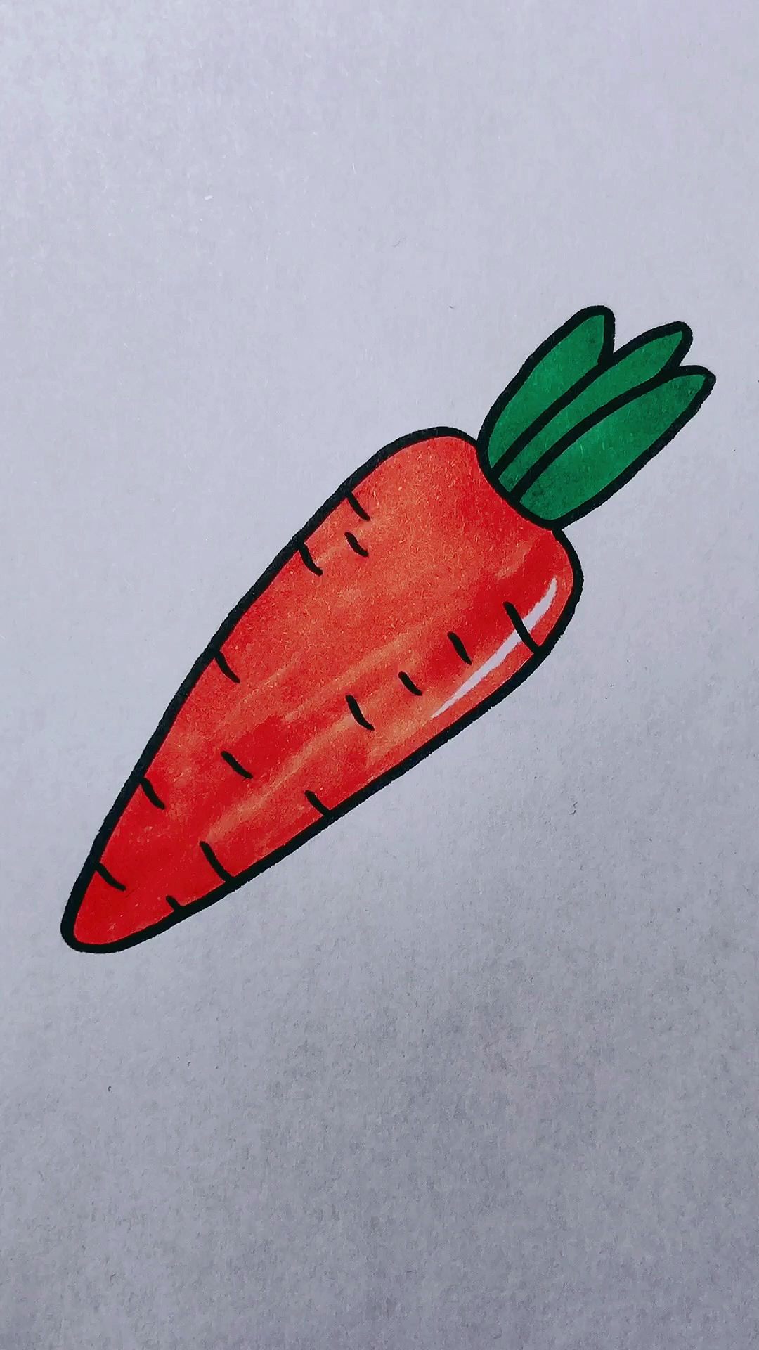 简笔画#简单画胡萝卜