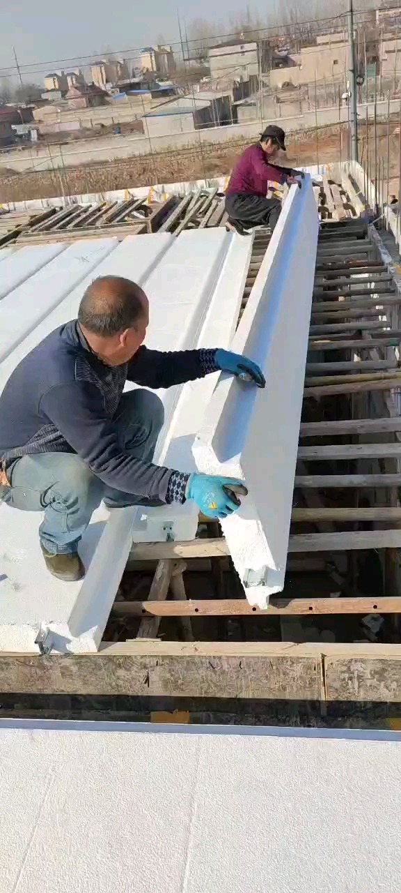 海容模块#轻钢保温顶板模块,可以做平顶现浇或者斜顶现浇,也可以纸佑