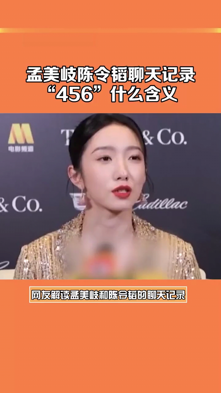 孟美岐,陈令韬聊天记录"456"什么含义?