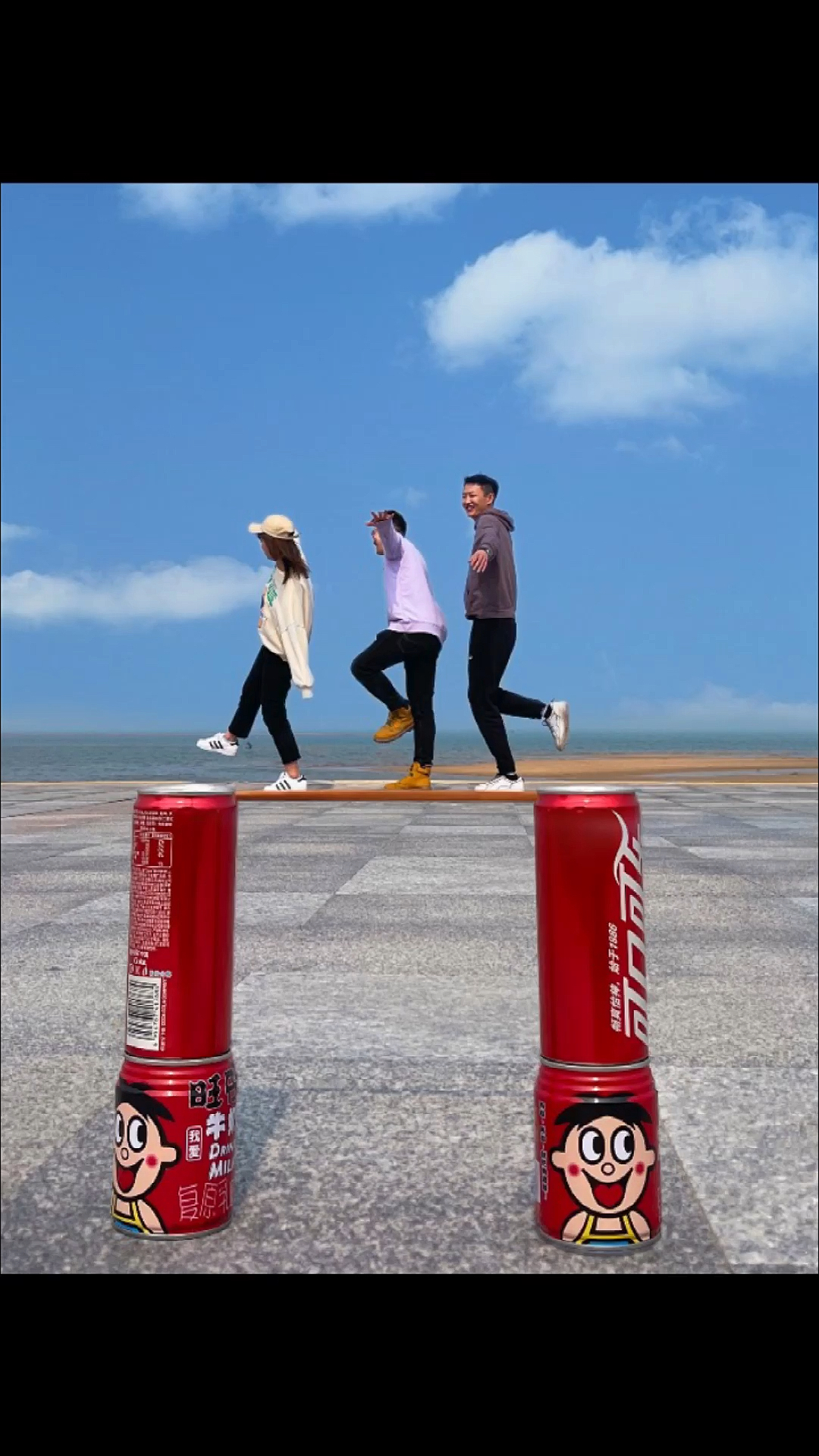 手机摄影#错位照这么怕太好玩了