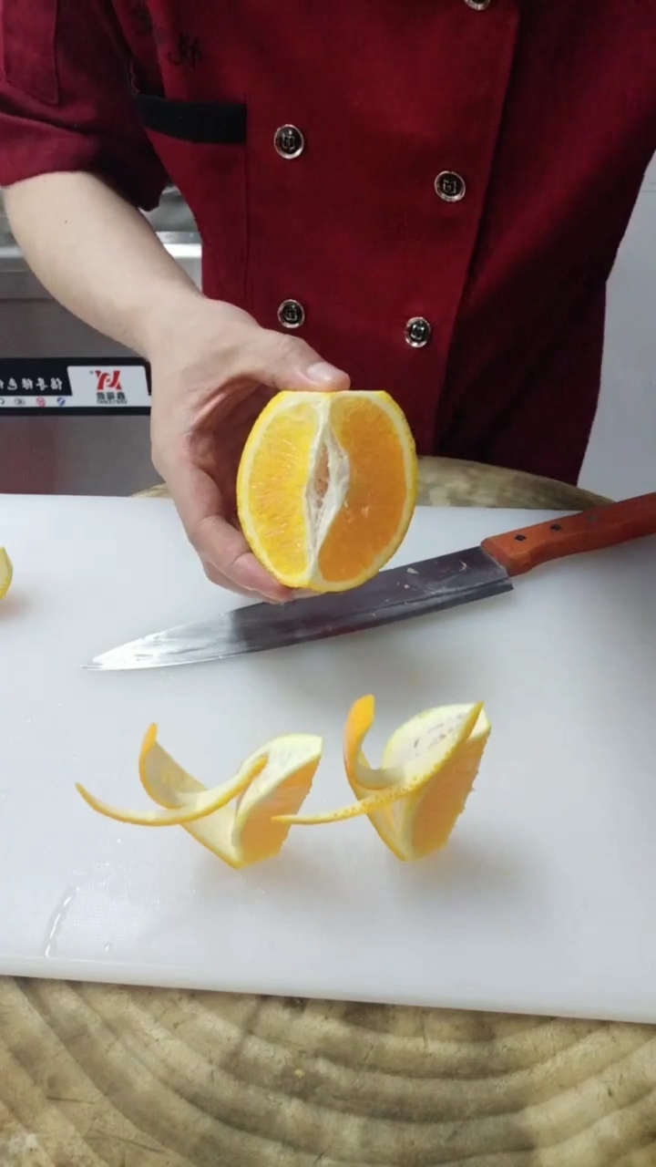 橙子国际标准切法,学会了吗?