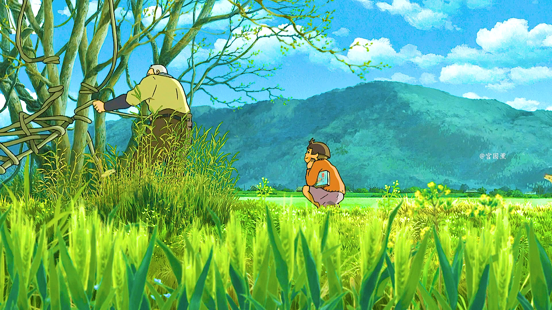 动漫#多希望某天清晨醒来,回到小时候,父母还是年轻的模样,母亲没有