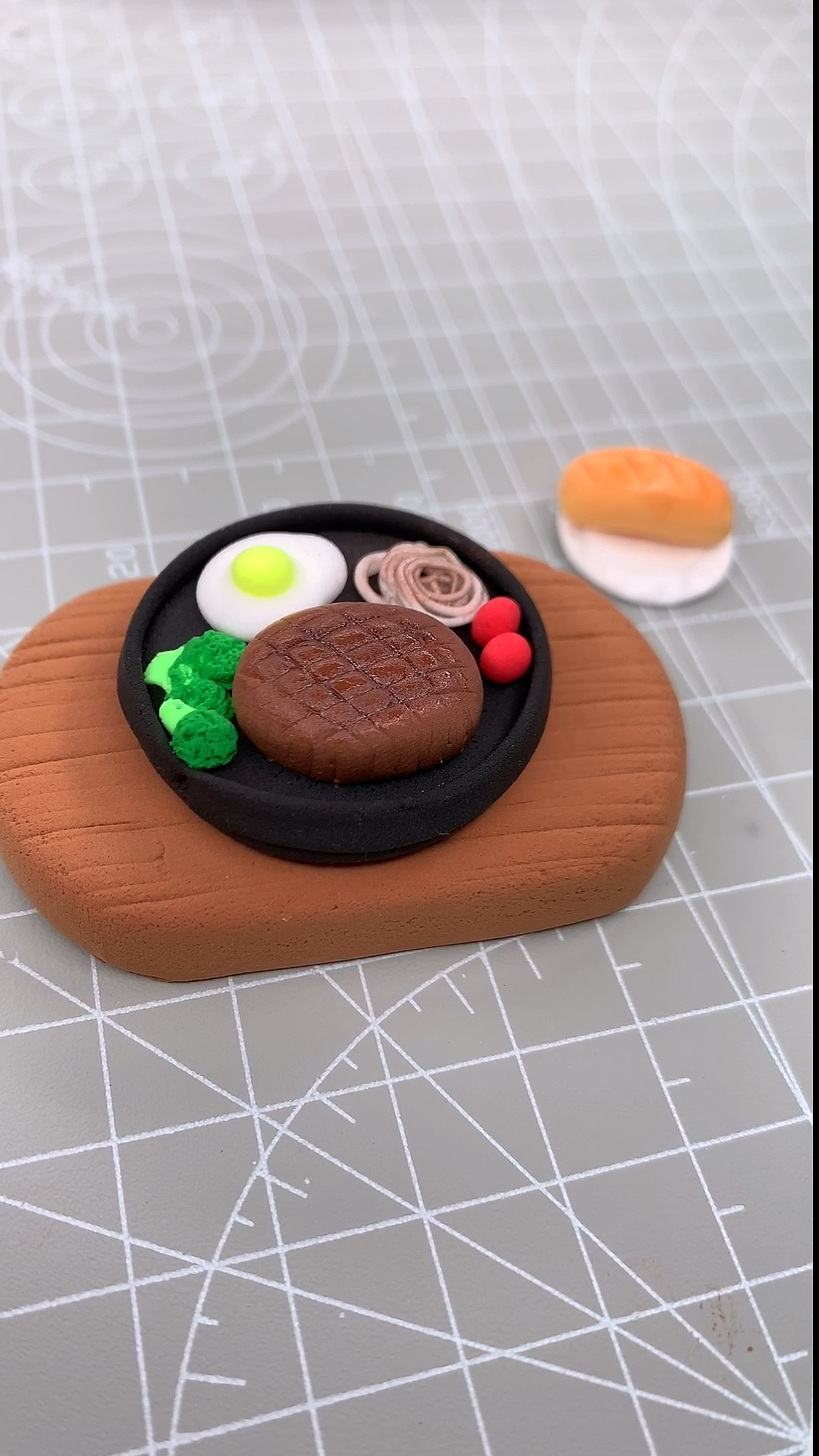 超轻粘土#你的牛排已经准备好了