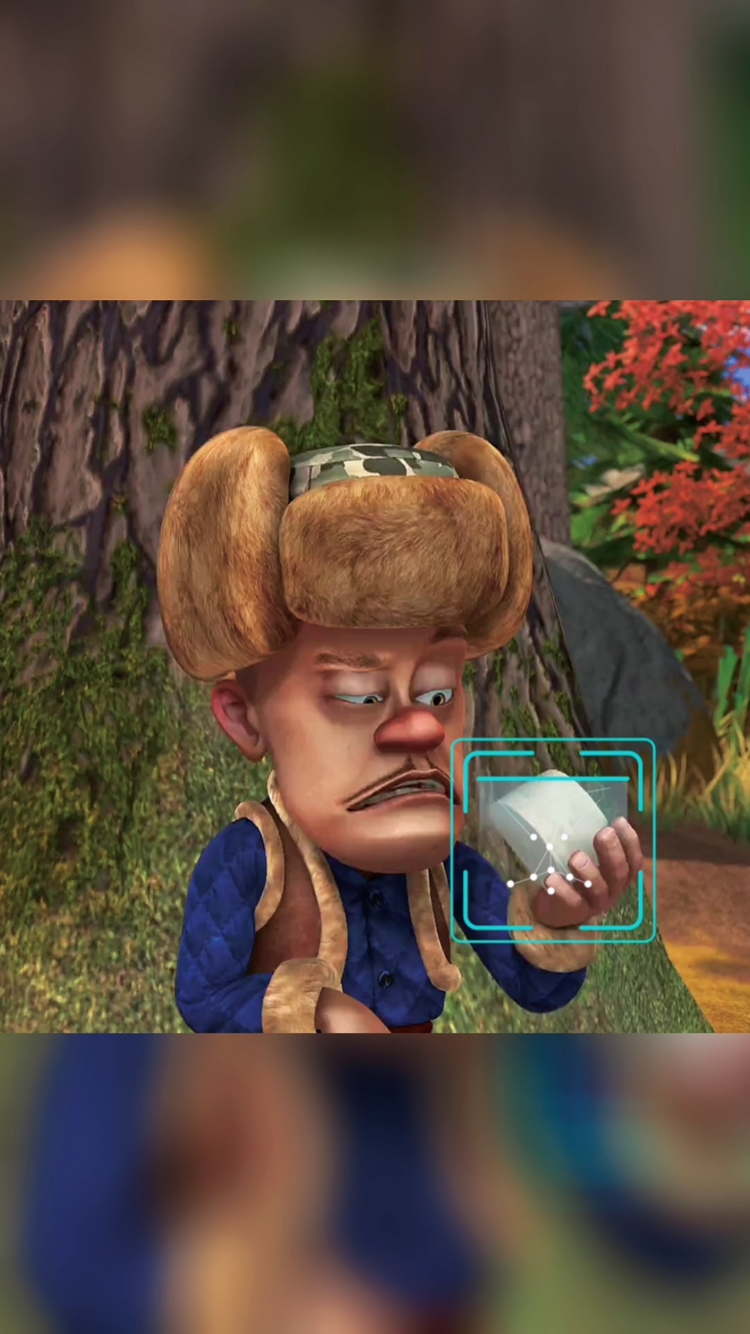 可怜的光头强天天啃馒头!