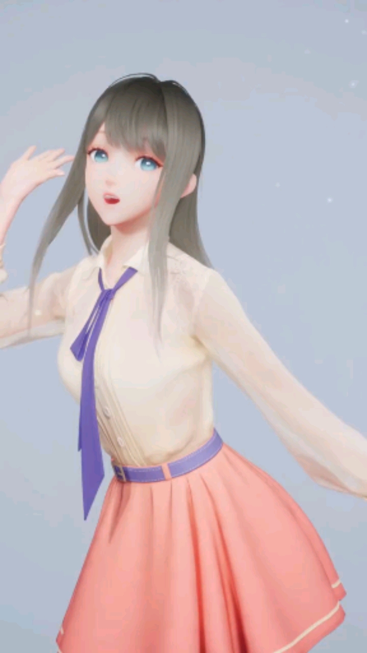 舞蹈#虚拟人物yoyo鹿鸣换装