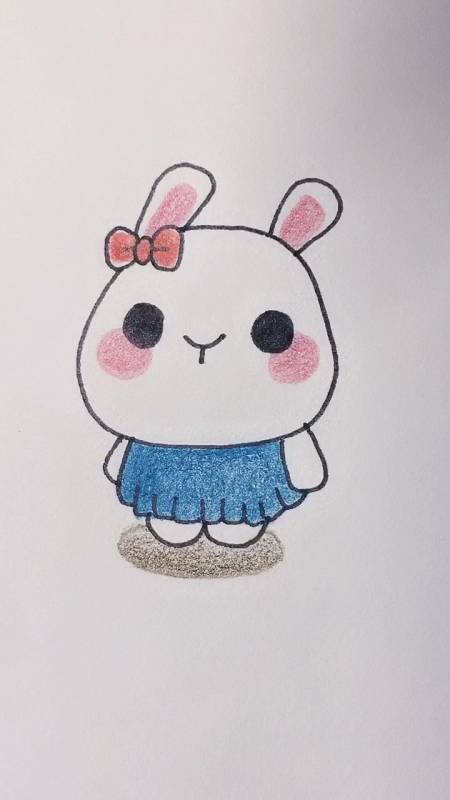 画画原来如此简单学画小兔子简笔画