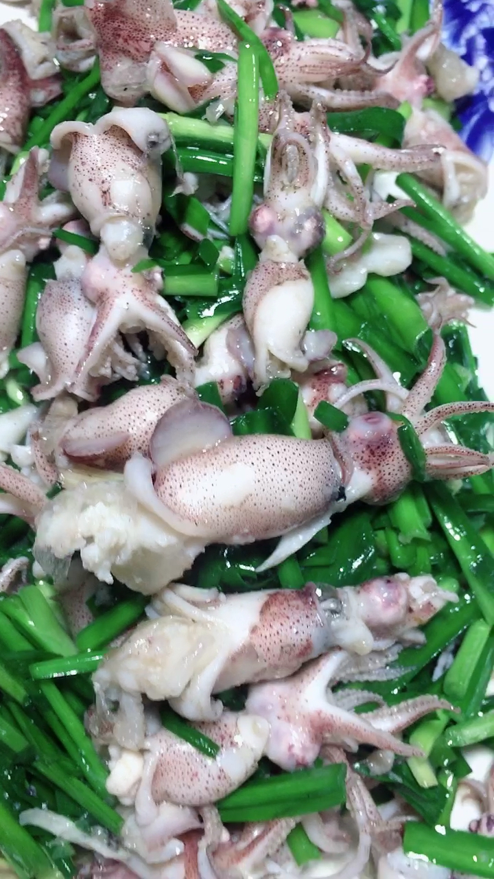 韭菜炒海兔鲜鲜味美