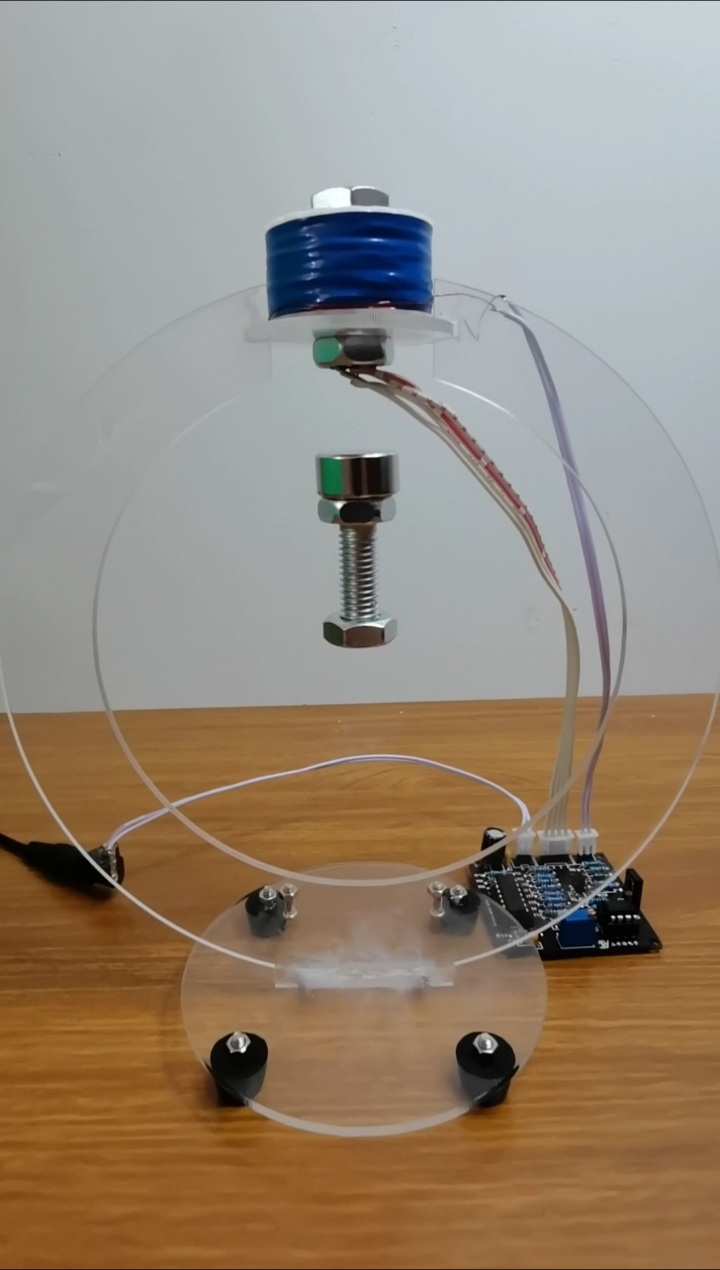 磁悬浮装置制作,效果非常不错