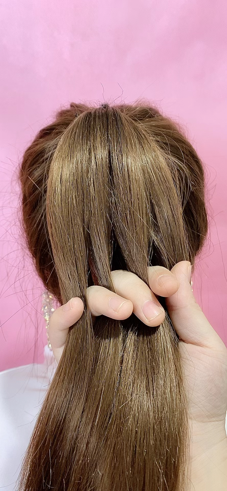 全民最火编发#四股圆辫讲解教程-度小视