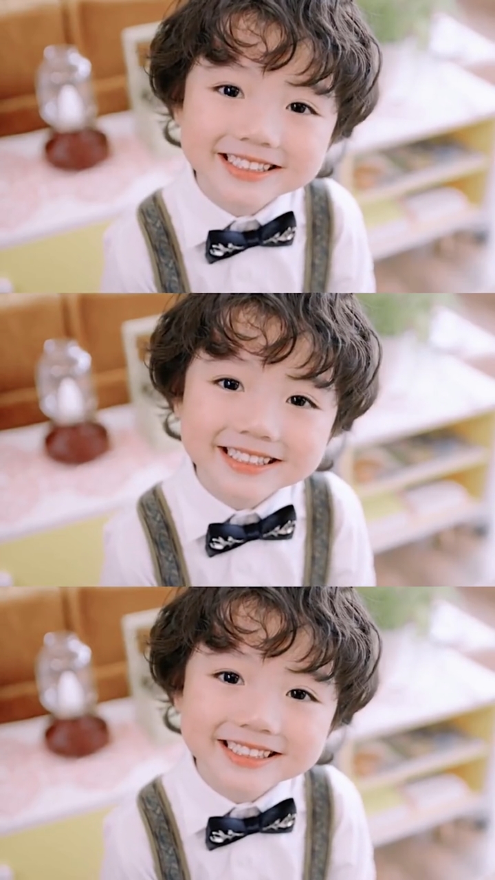 9小小贺总太萌啦!为什么会有这么可爱的小宝贝!