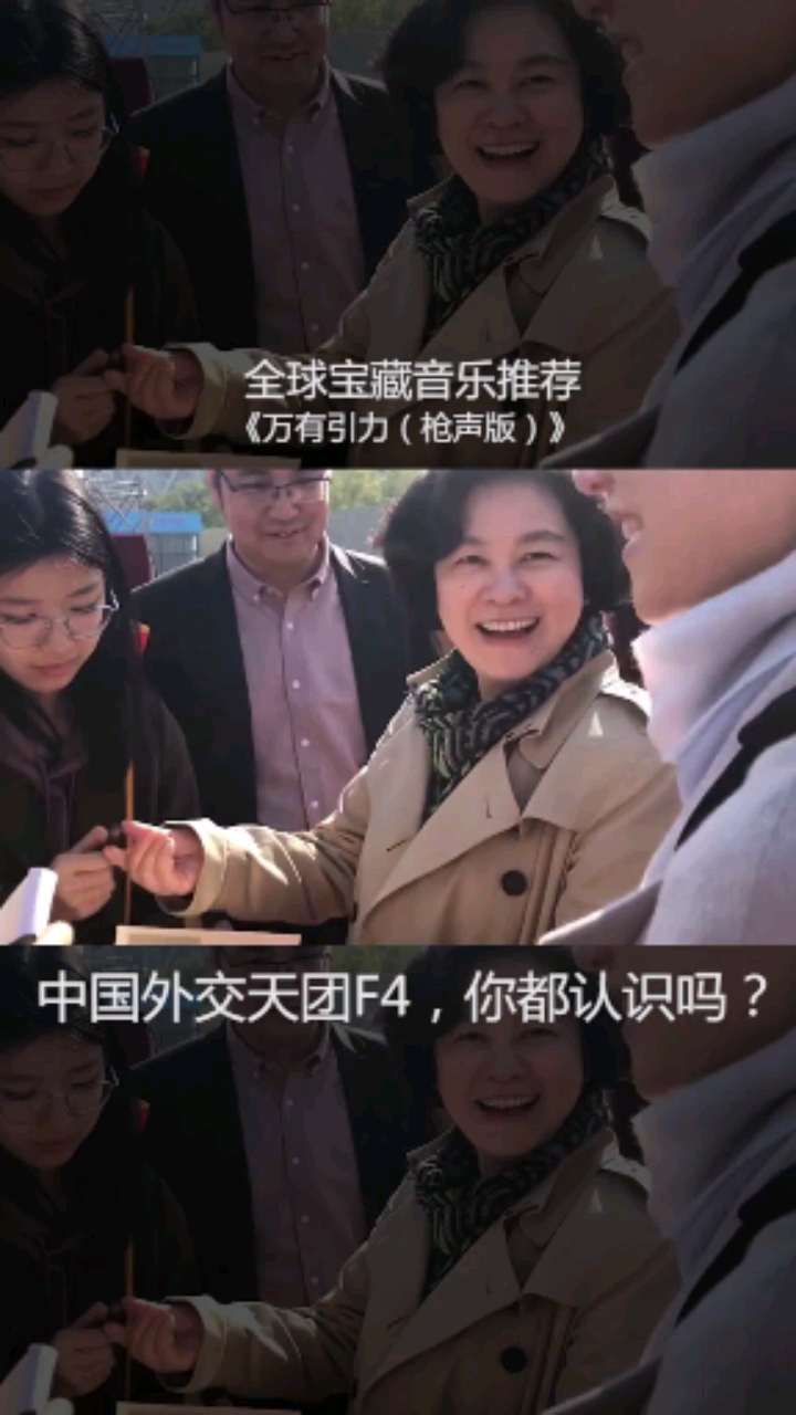 这么好听的音乐怎么能少的了我们中国最帅外交天团!