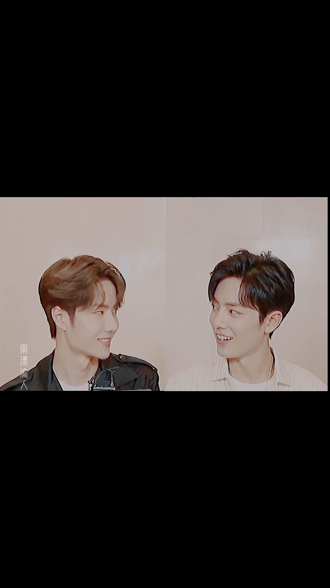 肖战王一博#嗯,侧脸也很好看.