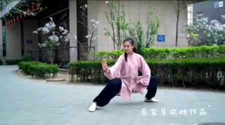 生命在于运动#太极拳冠军刘褆舒,动作规范,柔中带刚-全民小视频
