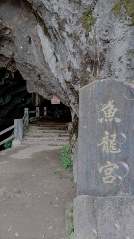 春游,石台鱼龙洞景点,太美了!