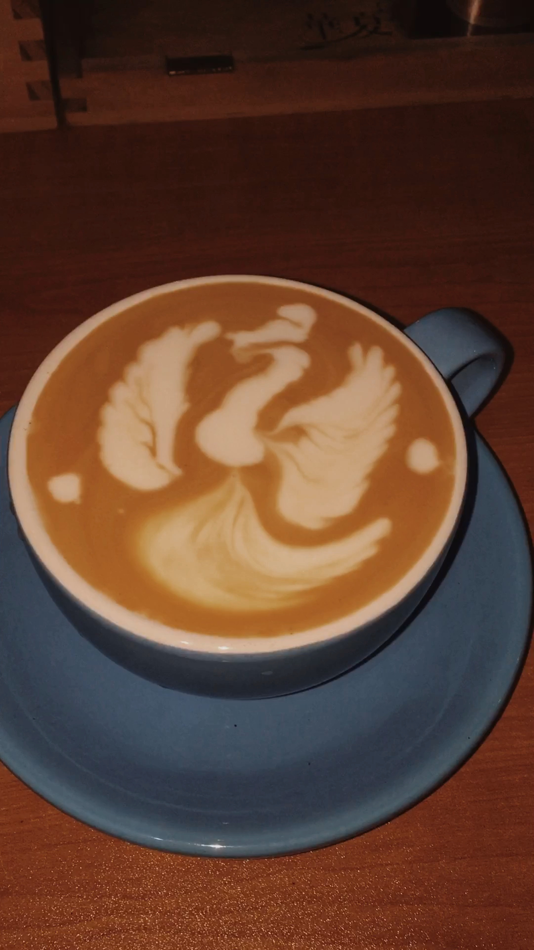 咖啡拉花#简单不失优雅的咖啡图片