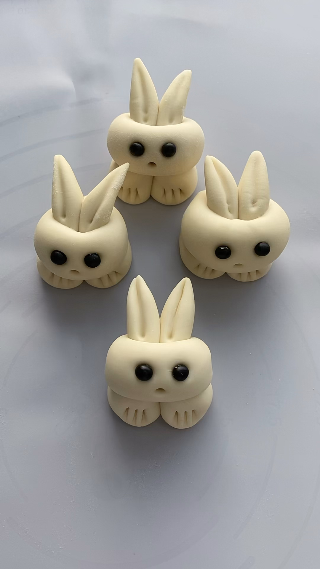 面食分享#可爱的小白兔馒头