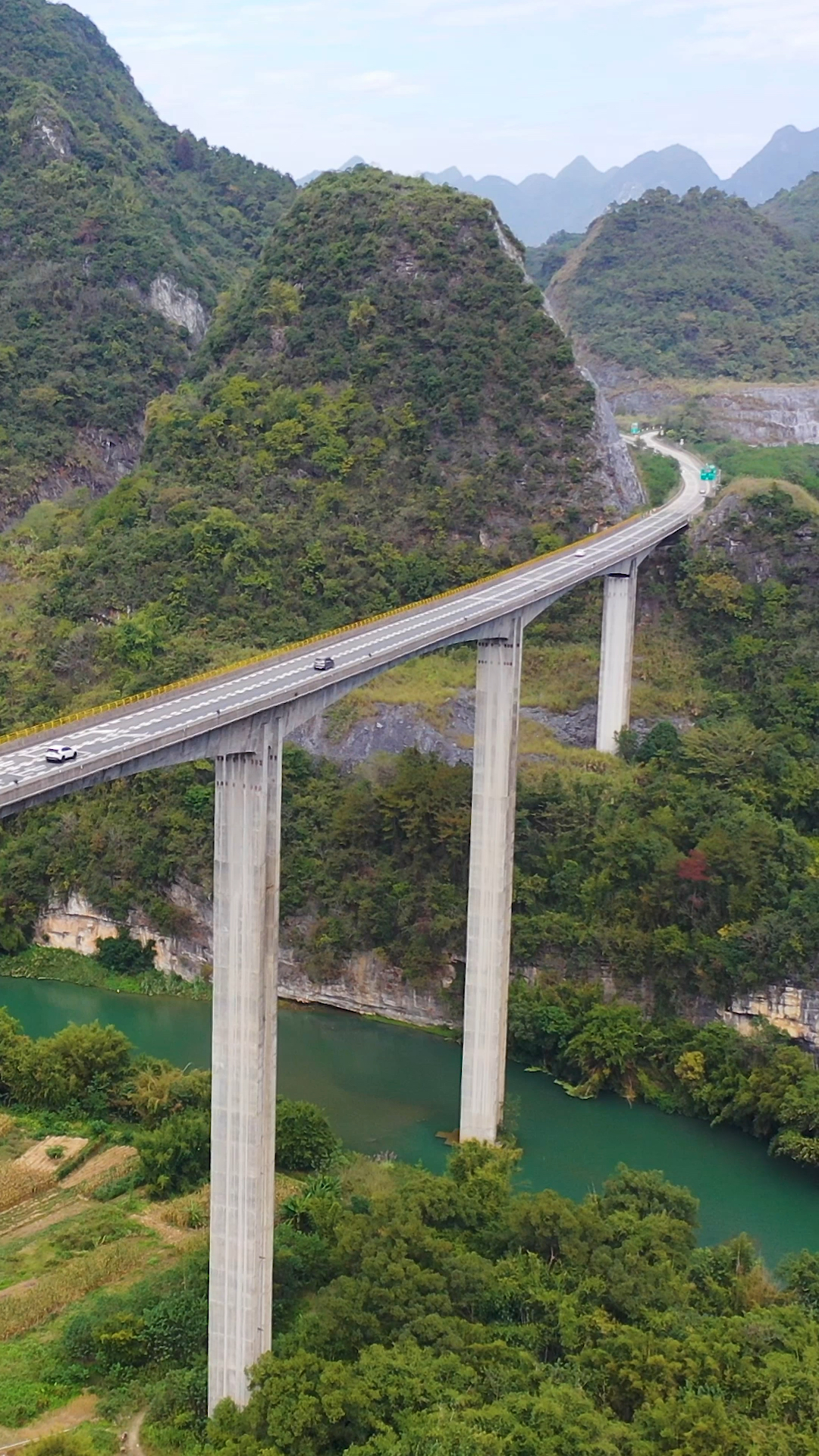 曾经的亚洲第一高墩,清远杜步高架桥.-度小视