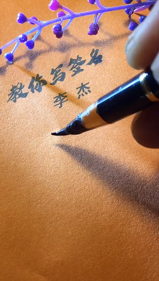 李杰你的签名好了请惠存,留名的越来越少?