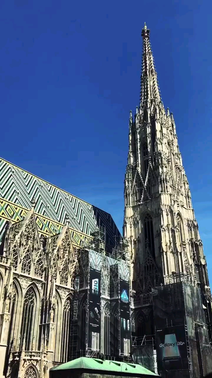 奥地利维也纳圣吏提芬主教堂.是世界上第三大哥特式风格大教堂