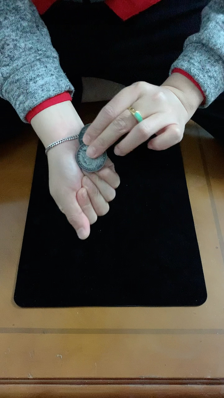 魔术#这个硬币魔术太神奇了
