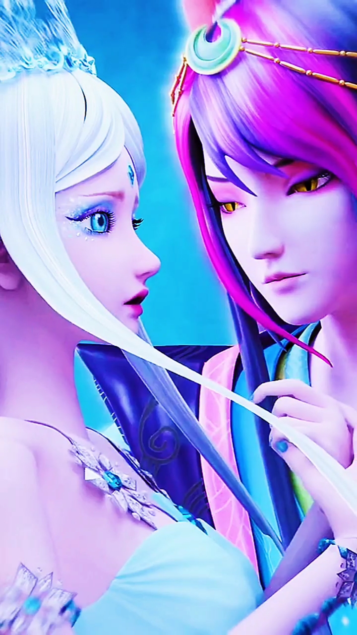 动漫#冰公主要和颜爵结婚了-度小视