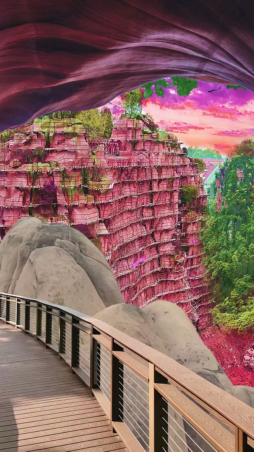 视觉震撼#巧夺天工,人造山也可以这么漂亮,开眼了-度小视