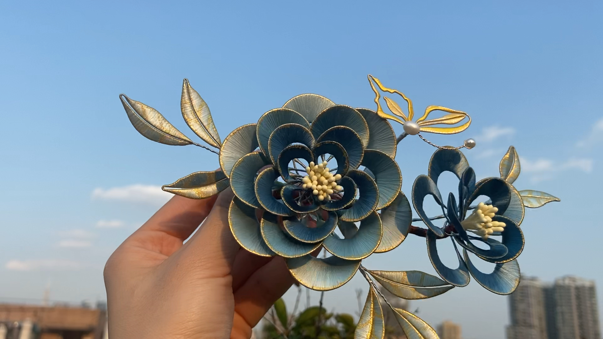 缠花#山茶花缠花