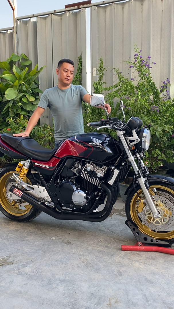 摩托车#本田cb400二代