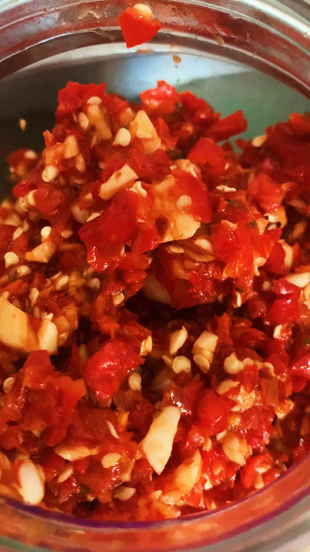 美食#湖南人最爱吃的剁辣椒,做法简单易学,一勺能吃3大碗米饭!