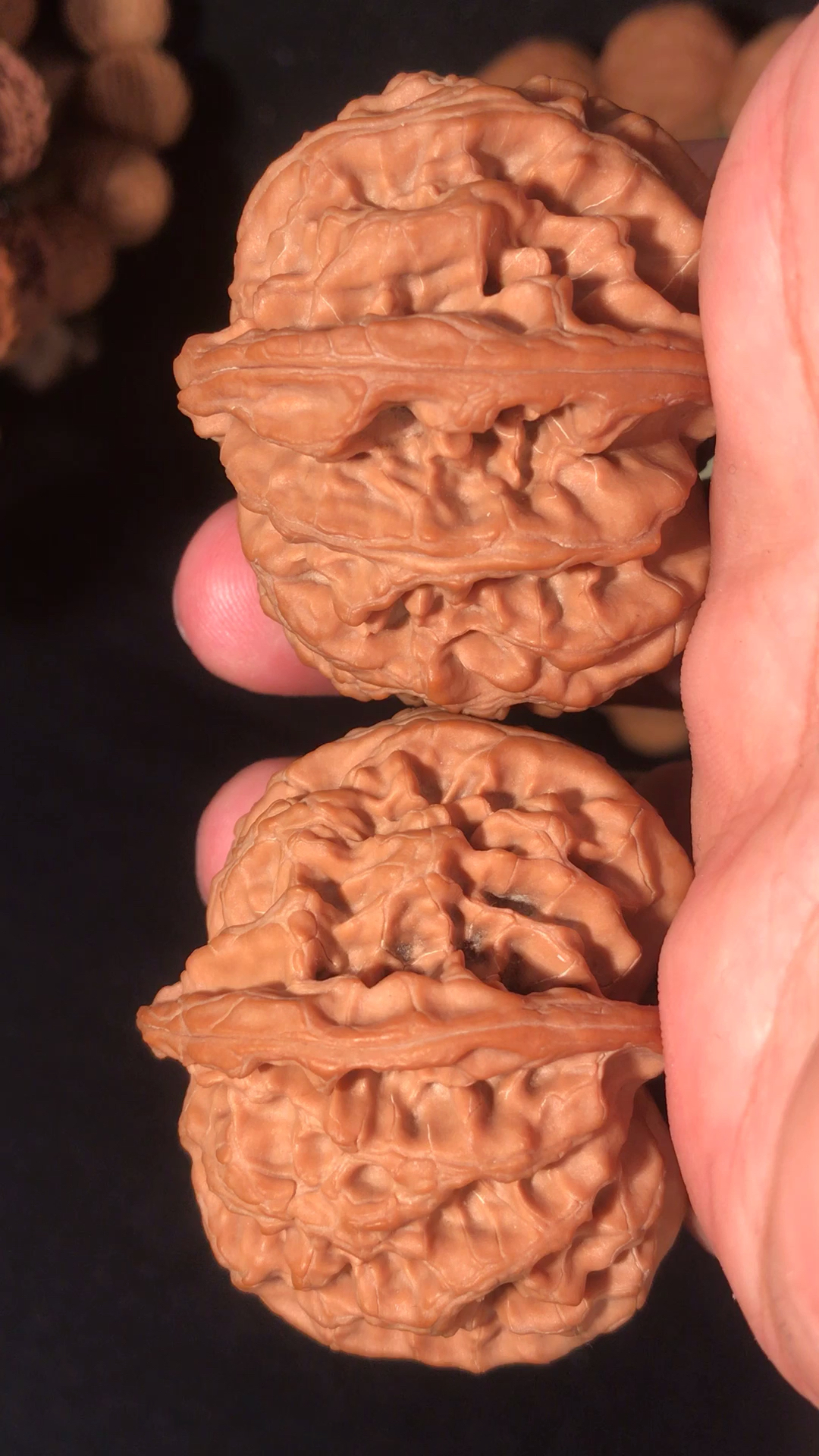 文玩核桃#苹果圆狮子头