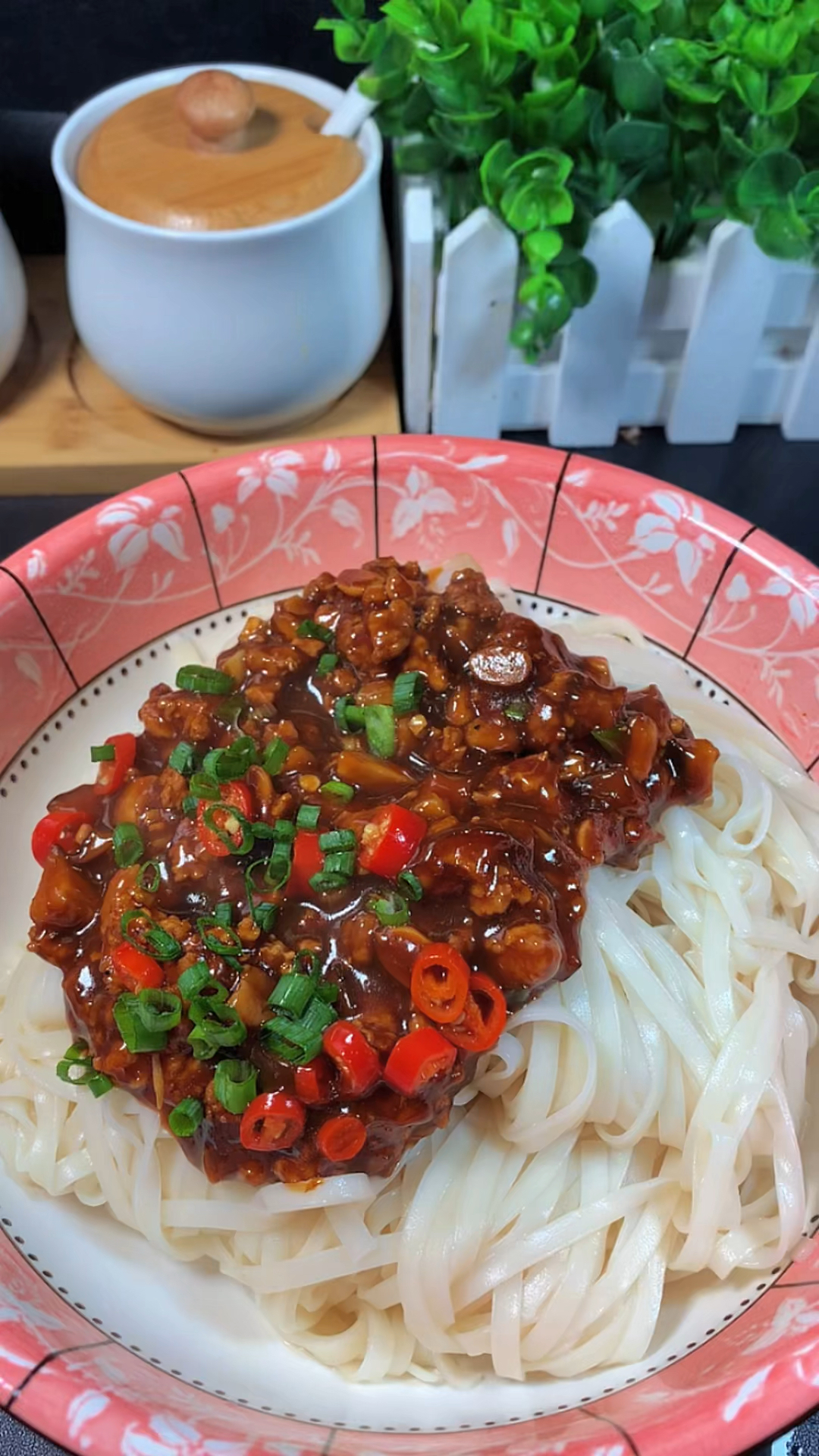 肉末香菇打卤面