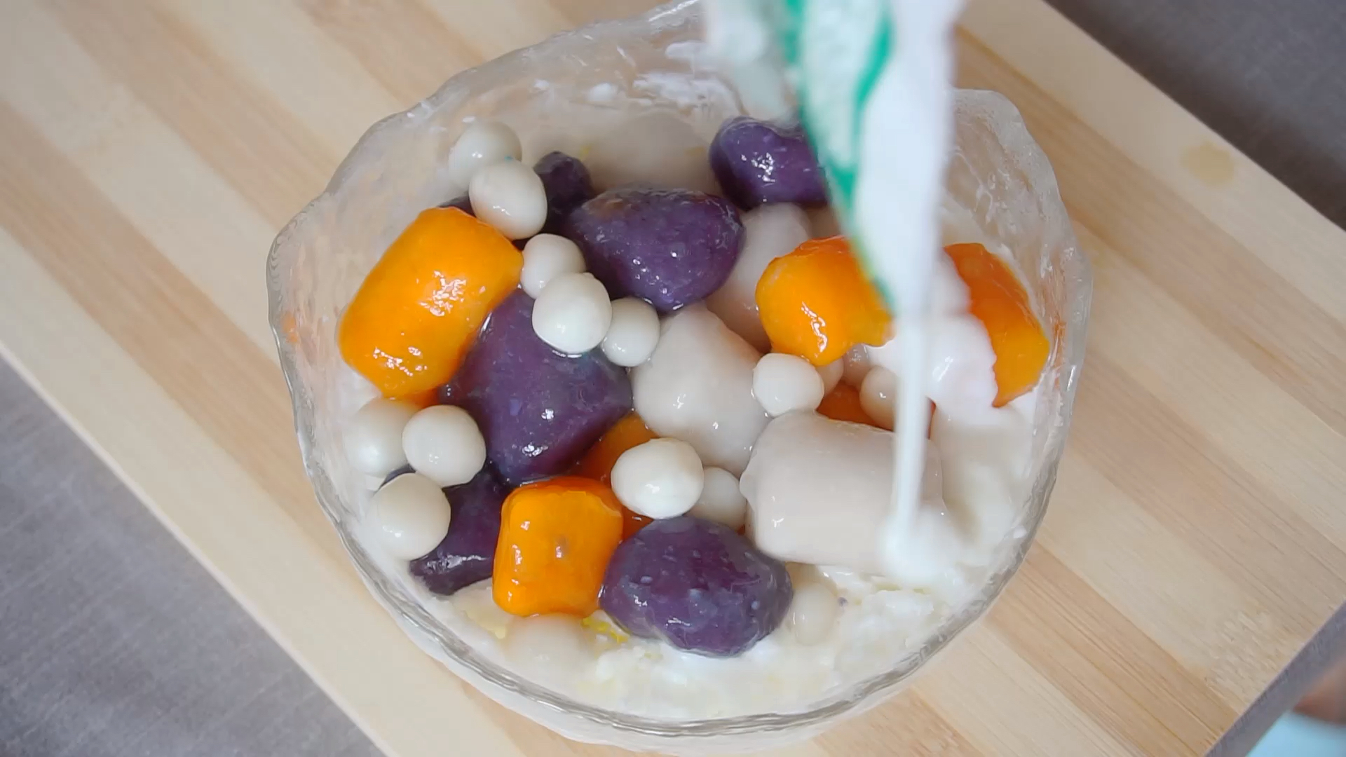 你好,夏天#不用刨冰机也能做的冰沙芋圆,清凉解暑,夏日必备