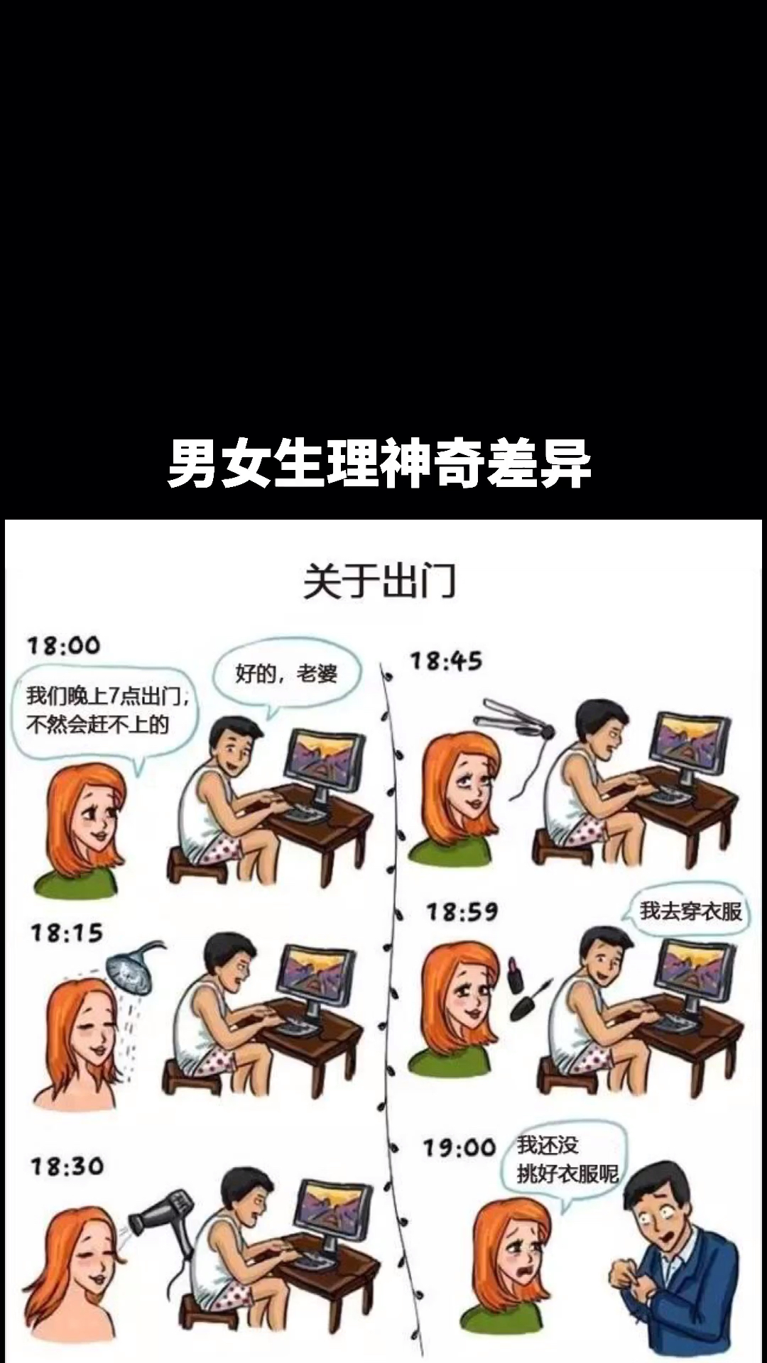 男女有别#男女生理神奇差异,知道一点点,进步一点点