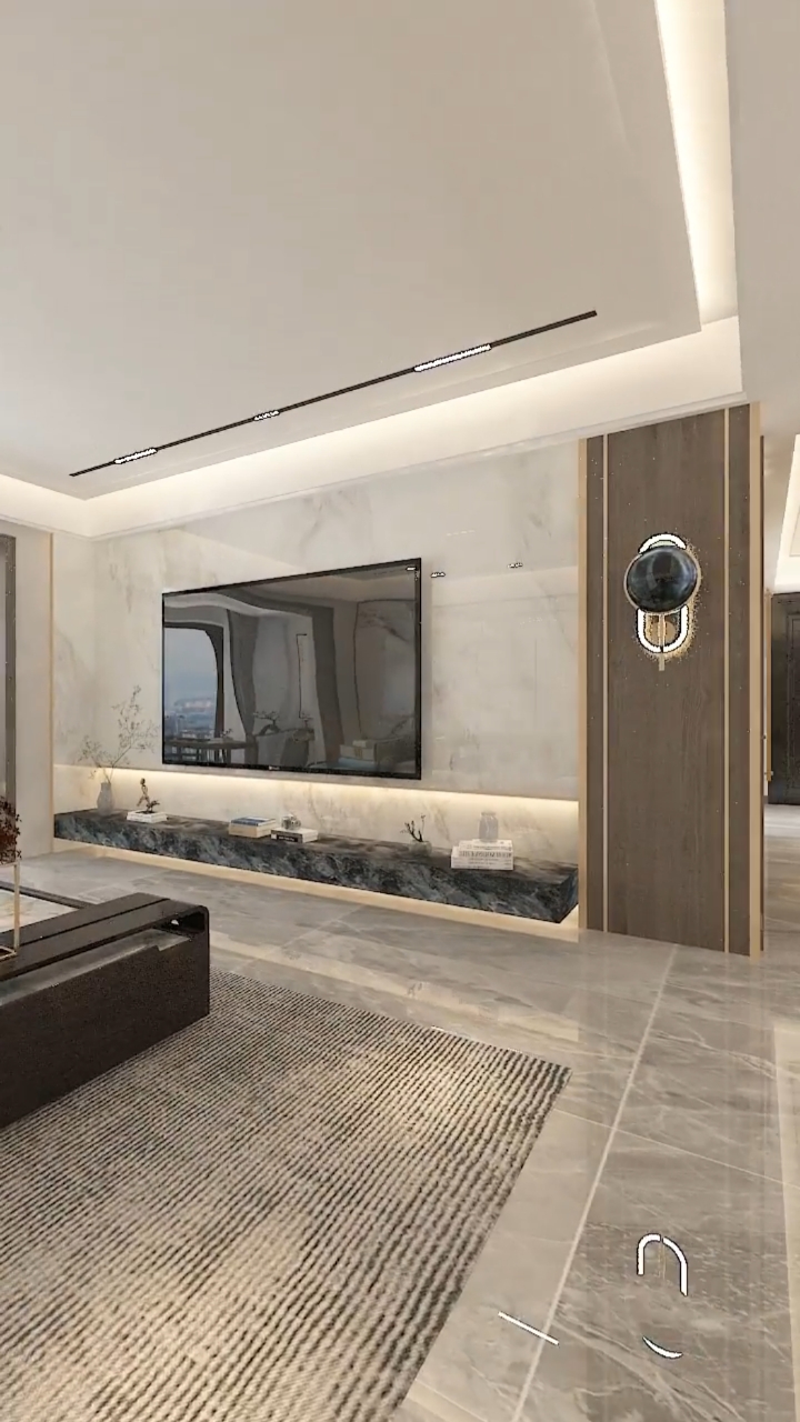 装修设计无主灯大平顶让新中式风格家居更具时尚格调与品位简直太完美