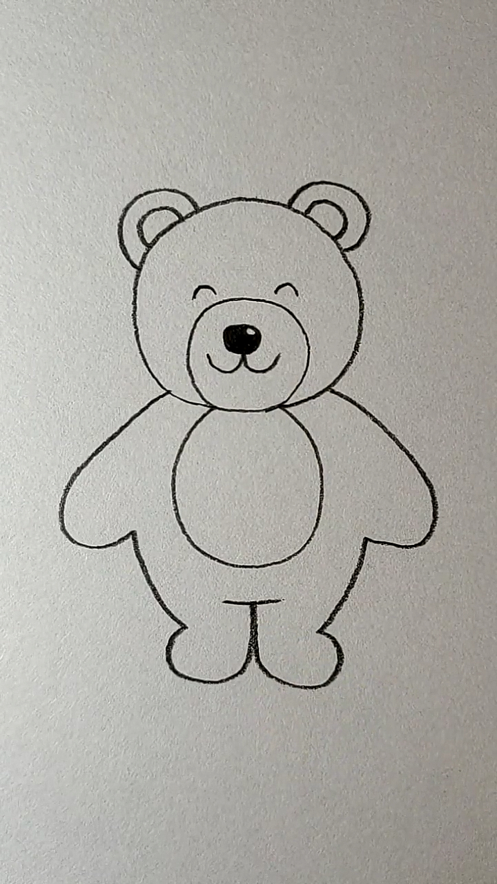 简笔画#用数字8画熊