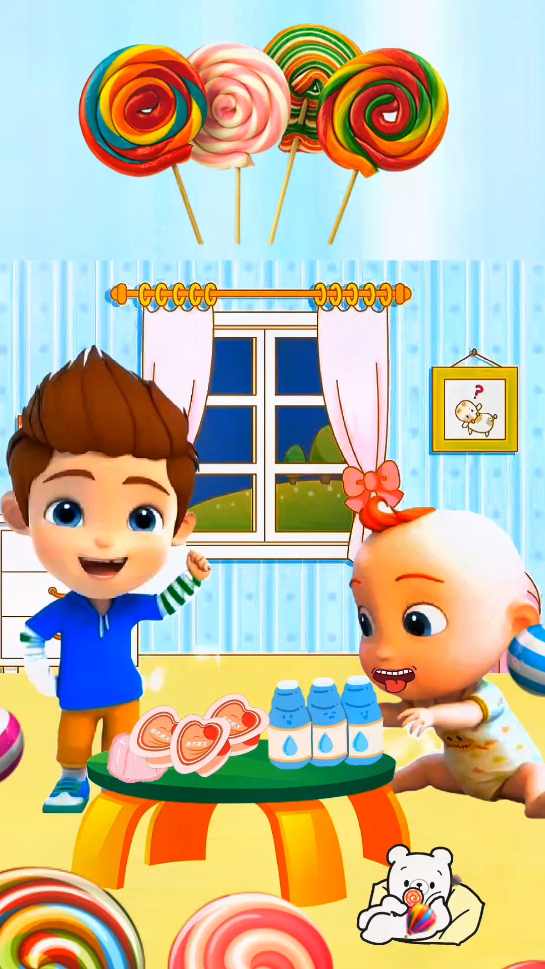 熊孩子#小动画片