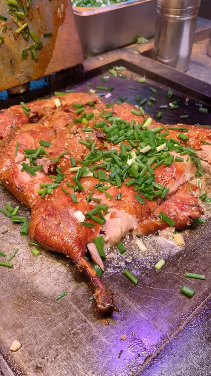 宋师傅熟食#铁板鸭,皮脆肉嫩-度小视
