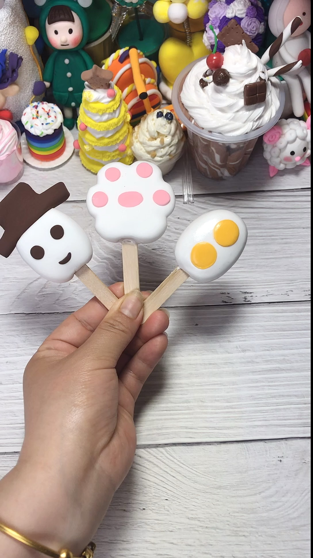 粘土手工#网红雪糕,你吃过几种?雪糕是夏天的必备神器.