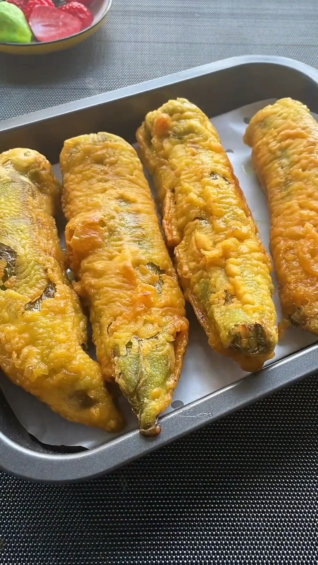 看8菜有食欲#满屋飘香的炸青椒