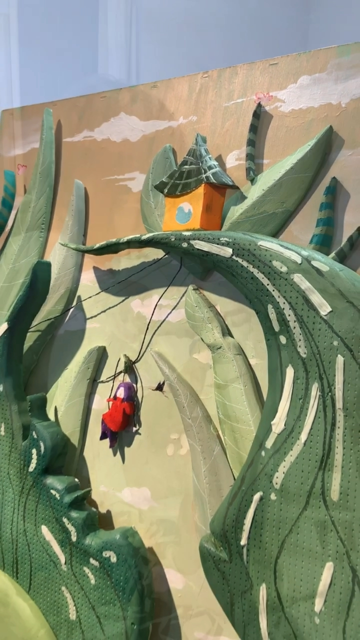 创意手工#跳崖的小人儿