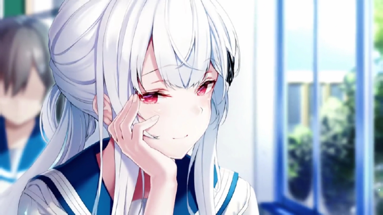 嘴角向上笑一个吧#冲国人最喜欢的白发赤瞳,这笑容我爱了