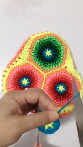 手工钩织#转发钩自行车座套教程3.-度小视