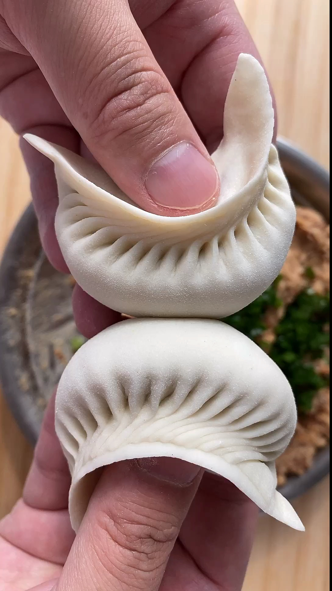 宅家美食pk赛#月牙饺详细手法