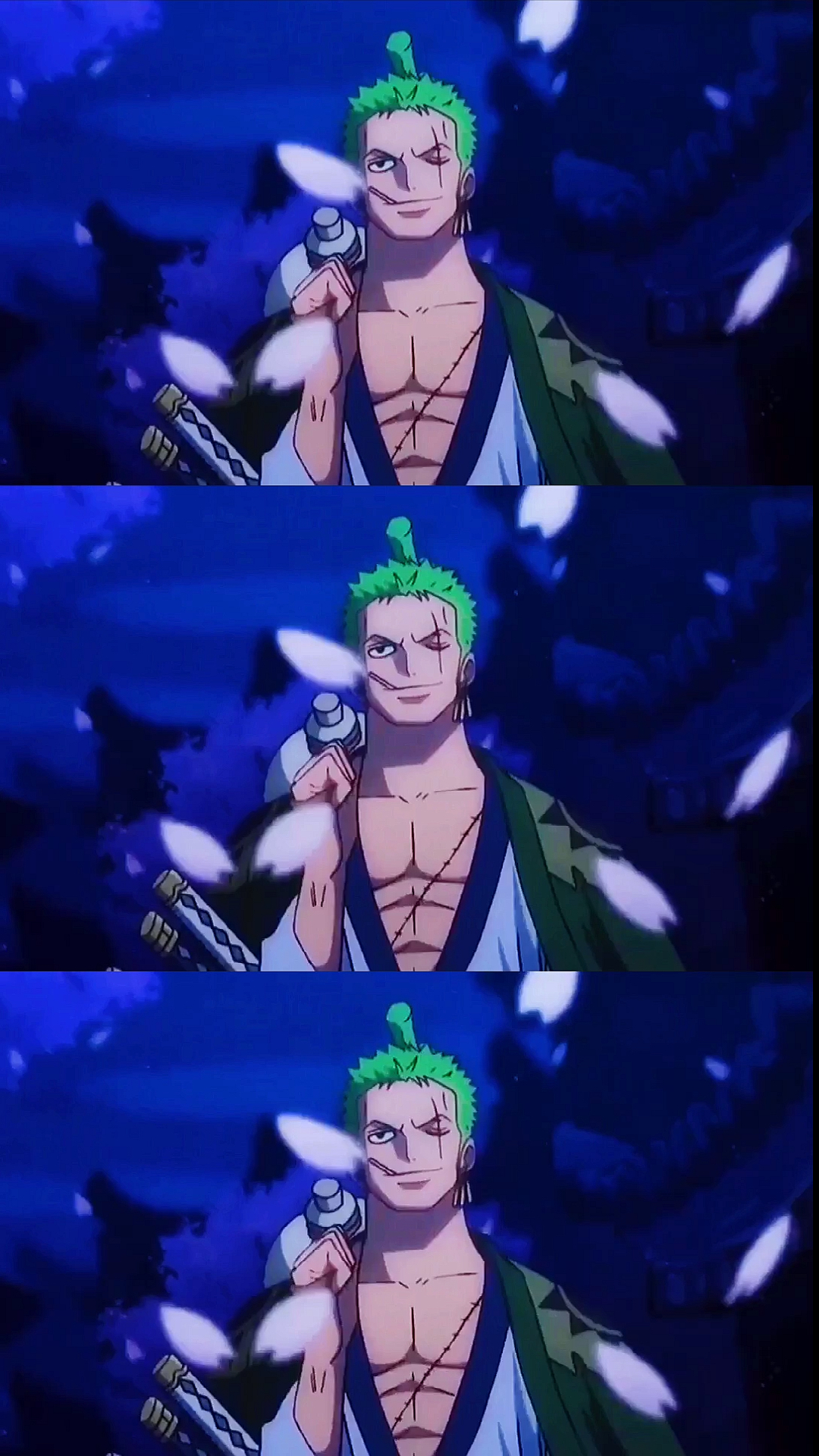 动漫#最强的绿藻头,和之国索隆的实力一直是个谜