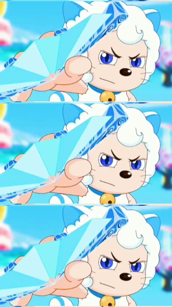 喜羊羊手拿扇子是最厉害的形象,总是这样的霸气