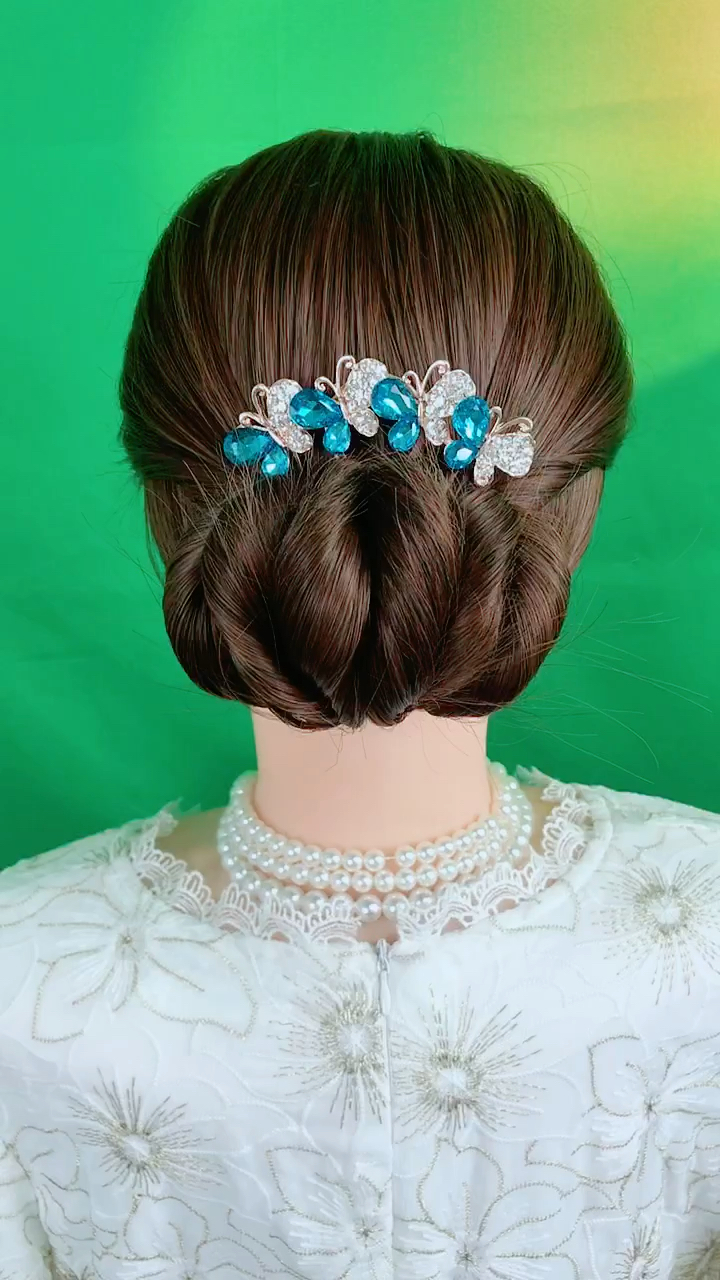 高贵大气,喜婆婆发型